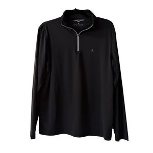 Calvin Klein Golf Black Quarter Zip Top